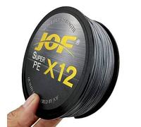 Jof X9/X12 500m 300m Ligne De Pêche Tressée 9/12 Brins Multicolore Multifilament Eau Salée Pe Ligne 20 24 35 40 50 65 80lb.X12 Grey.300m 0.147mm