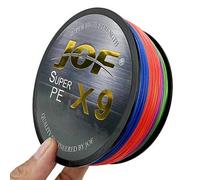 Jof X9/X12 500m 300m Ligne De Pêche Tressée 9/12 Brins Multicolore Multifilament Eau Salée Pe Ligne 20 24 35 40 50 65 80lb.X9 Multicolor.300m 0.147mm