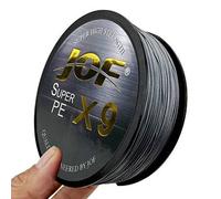 Jof X9/X12 500m 300m Ligne De Pêche Tressée 9/12 Brins Multicolore Multifilament Eau Salée Pe Ligne 20 24 35 40 50 65 80lb.X9 Grey.300m 0.147mm