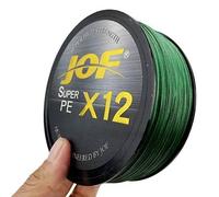 Jof X9/X12 500m 300m Ligne De Pêche Tressée 9/12 Brins Multicolore Multifilament Eau Salée Pe Ligne 20 24 35 40 50 65 80lb.X12 Green.300m 0.147mm