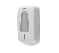 Jofel - Distributeur Automatique de Savon en Gel pour Montage Mural, Rechargeable, capacité 1 l, Distributeur Optique de Savon sans Contact, Corps en ABS, Aitana AC76050, Blanc
