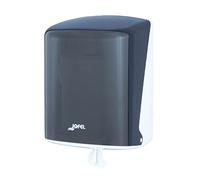 Jofel - Distributeur de rouleaux de papier jusqu'à 205mm de mèche continue, rouleau spécial pour distribution centrale, hygiène maximale, boîtier ABS, Azure AG41400, Fumé