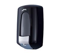 Jofel - Distributeur de savon liquide mural rechargeable de 0,9 l, distributeur de savon pour la salle de bain, valve anti-corrosion et anti-goutte, corps en ABS, Aitana AC70600