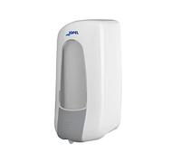Jofel - Distributeur de Savon Mural, Rechargeable avec Cartouches de Mousse et de Gel d'une capacité de 1L, Valve Anti-Corrosion et Anti-Goutte, boîtier ABS, Aitana AC73000
