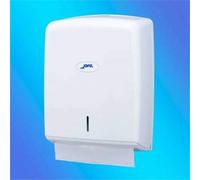 Jofel - Distributeur Papier - Distributeur Essuie Mains - Blanc - Plastique ABS - Montage Mural