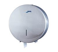 Jofel - Grand distributeur industriel de rouleaux de papier toilette, de papier jusqu'à 400m, diamètre max. 260mm broche 55mm Acier inoxydable satiné AISI 304 Antivandalisme, Futura AE26000