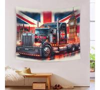 JOFHYYSIE gros camionImpression 3D Tapisserie Décoration Intérieure Murale Avec Art La Décorations Pour La Maison Couleurs Vives Cinq Tailles 150cmx200cm