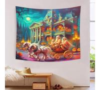 JOFHYYSIE Jumbie citrouillesImpression 3D Tapisserie Cinq Tailles Décoration Murales Pour Maison Salon Chambre Dortoir Fête Art Mural Couleurs Vives 100cmx150cm