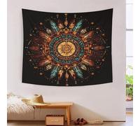 JOFHYYSIE MandalaImpression 3D Science FictionTapisserie Cinq Tailles Décoration Intérieure Art Mural Couleurs Vives 180cmx230cm
