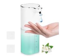 JOFLVA Distributeur Savon Automatique Mural, 400ml Distributeur de Savon Automatique, avec USB Rechargeable, IPX5 étanche sans Contact Distributeur Savon,Convient pour la Cuisine, la Salle de Bain