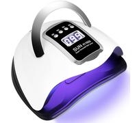 JOFLVA Lampe UV LED Ongles Gel, 280W Professionnel Sèche Ongles Automatique, Séchage Rapide, 66 LED Lampe, Grand LCD Ecran, 4 Minuteries 10s/30s/60s/99s pour Vernis Semi Permanent, Gel et Vernis