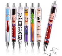 JOFONY Lot de 12 stylos à bille pour Halloween, pour bureau, école, papeterie, accessoires d'Halloween, cadeaux d'Halloween pour enfants