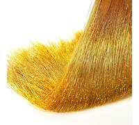 JOFONY Lot de 5 000 brins de guirlandes scintillantes en aluminium pour décoration de sapin de Noël - Pour la maison, les fêtes, les fêtes d'anniversaire, les mariages (doré)