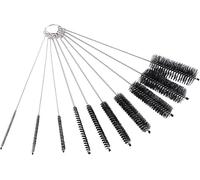 JOFONY Lot de brosses de nettoyage, brosse à paille en nylon, petite brosse à tubes à lait, brosse de drainage pour petits espaces