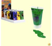 Jofrika Maquillage pour enfants Aqua Make-up peinture au doigt tube vert