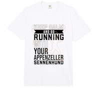 Jogger avec Un Bouvier appenzellois Comfort Colors Adult Heavyweight T-Shirt