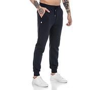 Jogger Pants Pantalons de survêtement Sweat-Pants Basic Coton Bleu foncé M