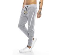 Jogger Pants Pantalons de survêtement Sweat-Pants de Sport Premium Contrast Line Gris L