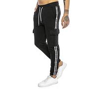 Jogger Pants Pantalons de survêtement Sweat-Pants de Sport Premium Logo Line Noir XXL