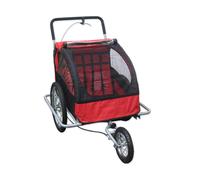 Remorque vélo 2 en 1 convertible en poussette e…