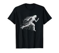 Joggeuse passionnée de Course à Pied T-Shirt Graphique avec Valeur