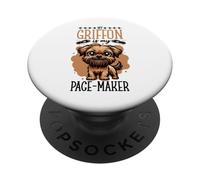 Jogging avec Griffon Bruxellois PopSockets PopGrip Adhésif