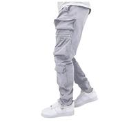 Jogging Cargo Homme - Pantalon de Travail décontracté pour Homme à Texture Moderne et Poches fonctionnelles idéal pour Un Style Urbain et des activités Quotidiennes Confortables