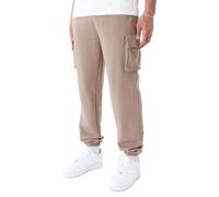 Jogging Cargo - NEW ERA - ash brown - 60% coton - 40% polyester - Confortable avec poches latérales M