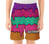 Jogging De Sport Fille Short Taille élastique pour Filles,pour Tout-Petits et Adolescents,Tenue de Jeu décontractée et Confortable,sans nœud,idéal Les activités Scolaires(Dark Purple3,2-3 Ans)