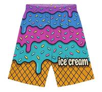 Jogging De Sport Fille Short Taille élastique pour Filles,pour Tout-Petits et Adolescents,Tenue de Jeu décontractée et Confortable,sans nœud,idéal Les activités Scolaires(Dark Purple1,5-6 Ans)