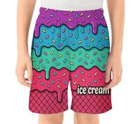 Jogging De Sport Fille Short Taille élastique pour Filles,pour Tout-Petits et Adolescents,Tenue de Jeu décontractée et Confortable,sans nœud,idéal Les activités Scolaires(Dark Purple2,9-10 Ans)