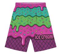Jogging De Sport Fille Short Taille élastique pour Filles,pour Tout-Petits et Adolescents,Tenue de Jeu décontractée et Confortable,sans nœud,idéal Les activités Scolaires(Light Purple1,3-4 Ans)