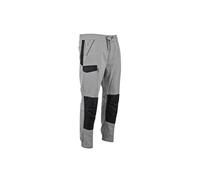 LMA Lebeurre Pantalon jogging CRYPTO 1782 molleton élastique Gris chiné / Noir