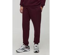 Jogging droit basique à logo - MAN homme - bordeaux - L, bordeaux