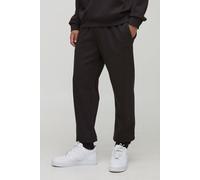 Jogging droit basique à logo - MAN homme - brun - XS, brun