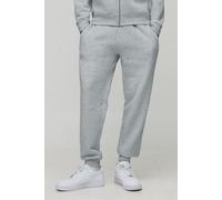 Jogging droit basique à logo - MAN homme - gris - S, gris