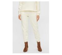 Jogging - Ecru - Femme - Coupe Loose - Taille haute - Cordon de serrage S