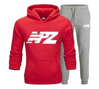 Jogging Enfant Fashion Npz Rouge Gris (Taille 12/13 Ans,Couleur Rouge)