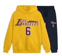 Jogging enfant - NPZ - Los Angeles 6 - Jaune - Taille 3-14 Ans - Basketball 3-4 ans