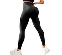 Jogging Femme,Legging De Course À Pied pour Femme Legging Femmes Pantalon De Sport, De Yoga Épais Taille Haute avec Poches, Jegging Taille Haute Femme,Black,M