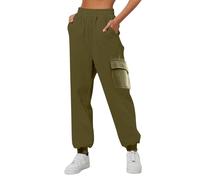 Jogging Femme - Pantalon De Survêtement Femme Large Pant Épais Pants Chic Bottoms Outdoor Pantalons avec Poches Vetement Couleur Pure Pant Confortable Bottoms Automne Hiver Survêtement