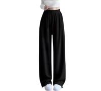 Jogging Fille Large, Pantalons pour Filles avec Cordon de Serrage, Pantalons de survêtement élastiques, Pantalons de Jogging Actifs en Polaire, Pantalons de survêtement Chauds pour Enfants