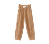 Jogging Fille Pantalon en velours côtelé pour filles,doublé polaire,épais et décontracté,idéal pour l'hiver,les tout-petits et les grandes enfants.Taille élastique,confortable résistant,parfait