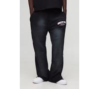 Jogging flare pailleté délavé homme - noir - M, noir