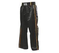 METAL BOXE Pantalon Kickboxing Noir/Or Taille 120cm