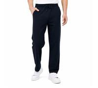 Jogging Homme Bleu Marine - Pantalon de Survêtement COMEOR, Coupe Droite, Taille Élastique avec Cordon, Poches, S à 7XL S