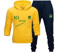 Jogging homme Bresil jaune en coton - Jaune XL