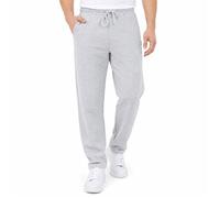 Jogging Homme Gris Clair - Pantalon de Jogging Coupe Droite COMEOR Taille Élastique avec Cordon Poches Grande Taille S à 7XL XXXXXL