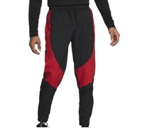 Jogging Homme Nike Jordan Sport Woven - Noir/Rouge - Ceinture élastique - Zip bas de jambes - 100% polyester M