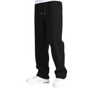 Jogging Homme Pantalon Baggy Sweatpants Mode Sport Pantalon de Survêtement Molleton Chaud Large Pants Workout Training Jogger Pantalons Poches Automne Hiver 2025 Noir M